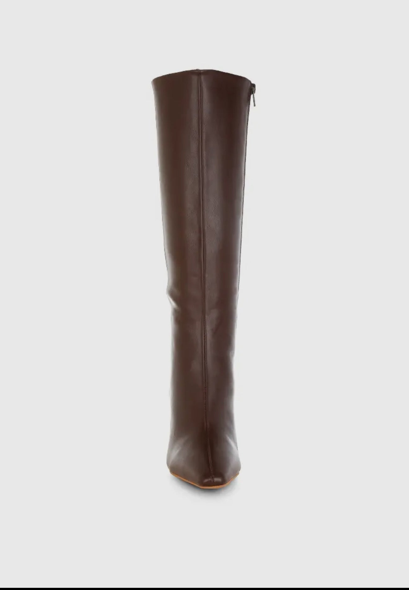 Faux Leather Calf Boot