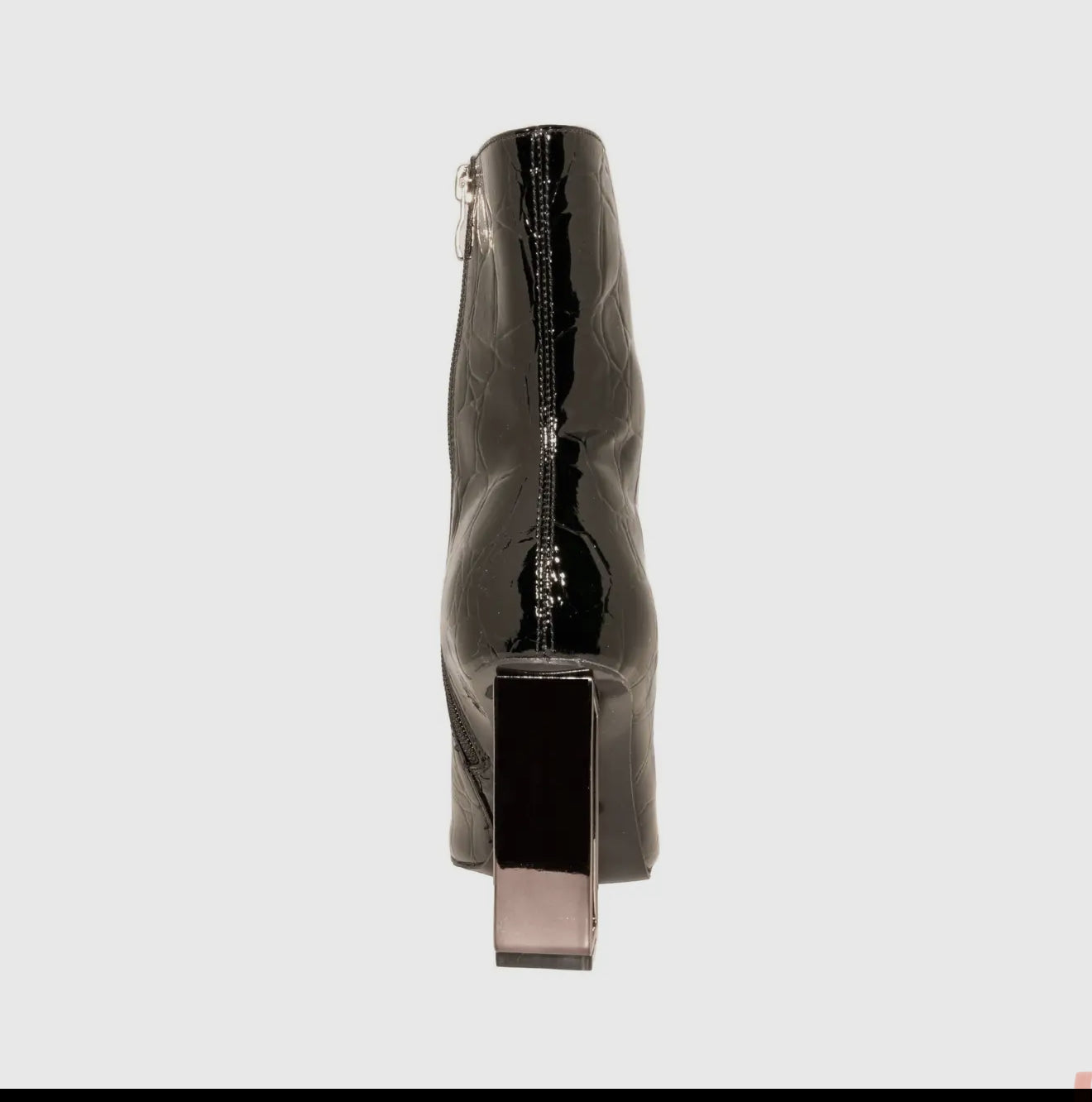 Wild Style Geometric Heel Bootie