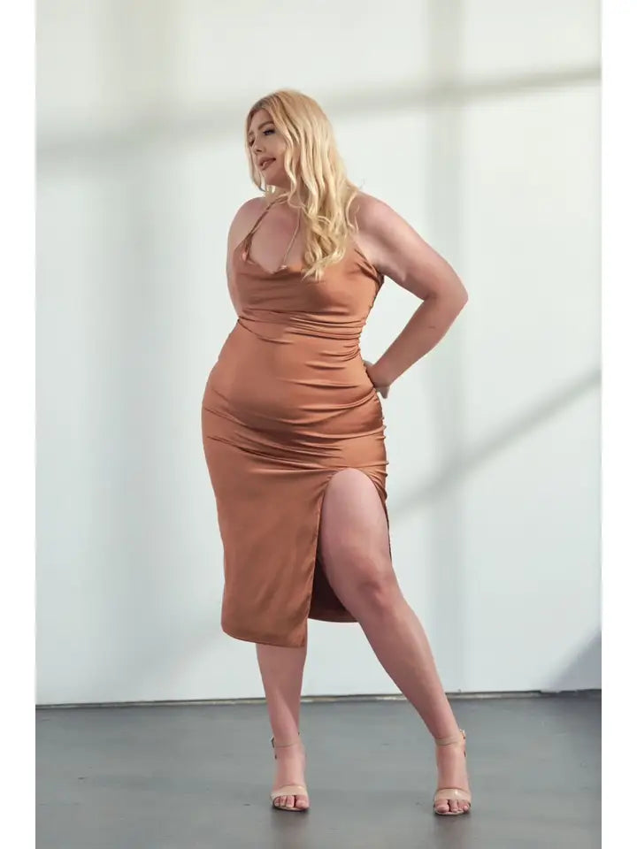 Satin Stretch Dress
