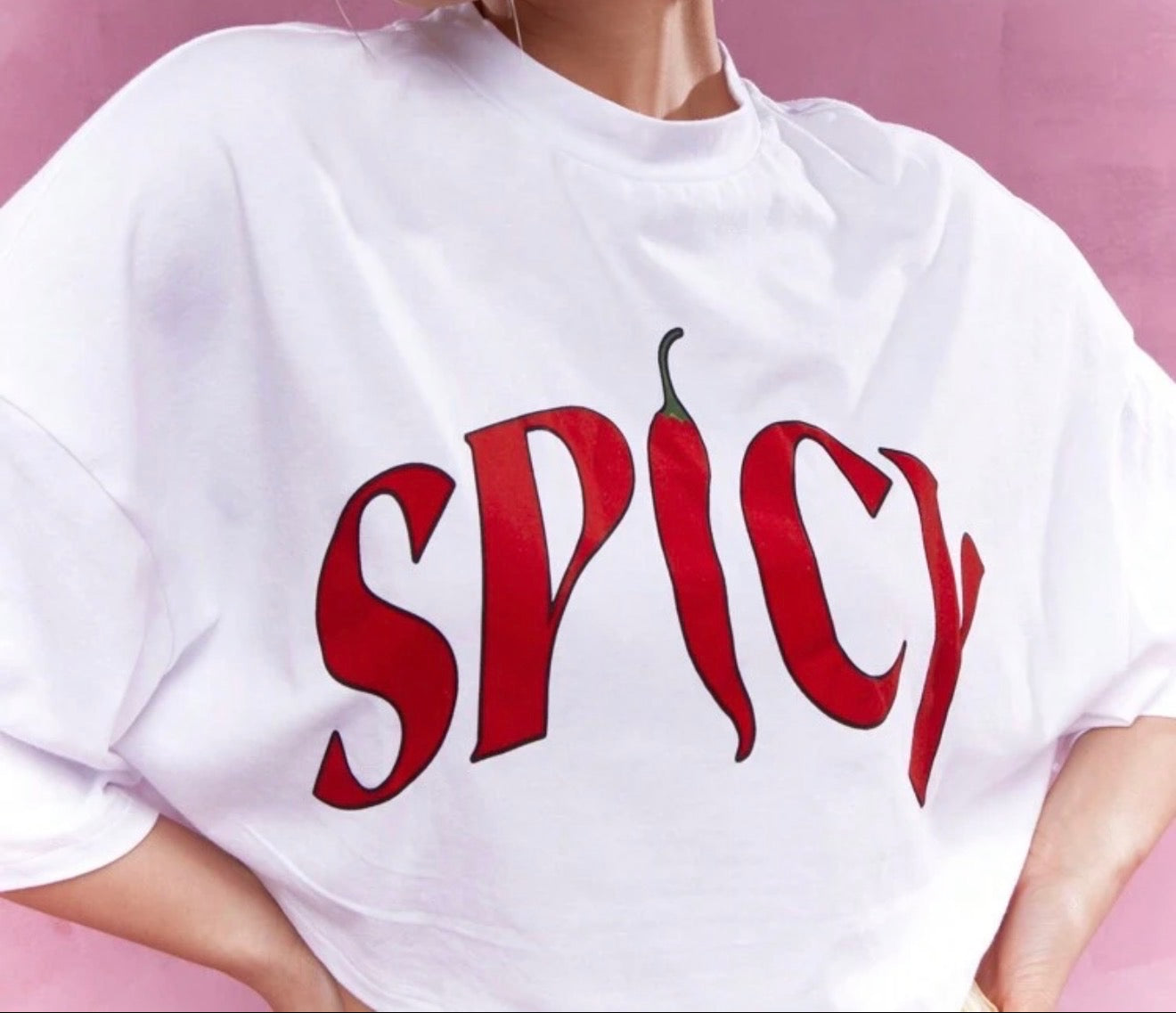 Hot N’ Soicy Crop Tee Shirt