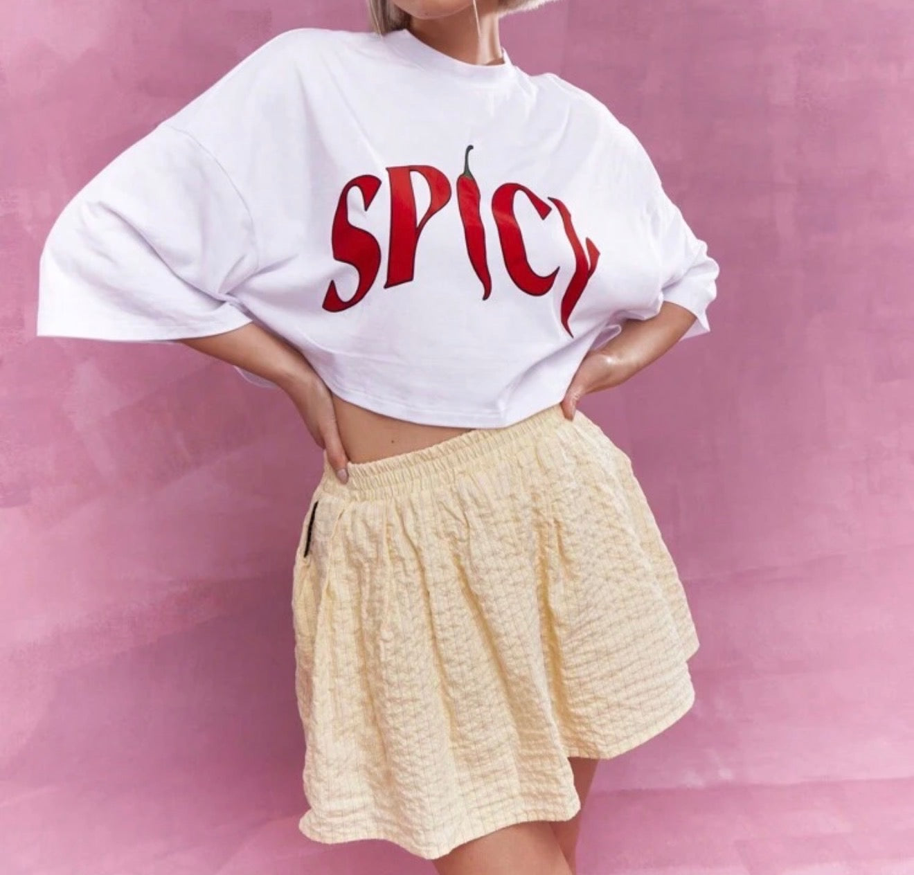 Hot N’ Soicy Crop Tee Shirt