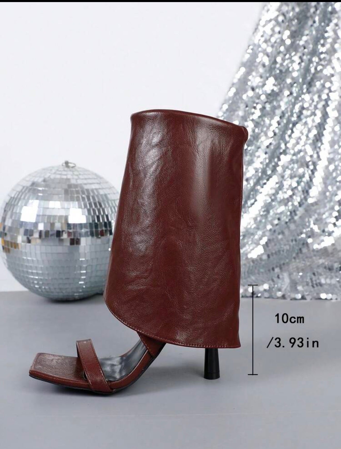 Show Stopper Burgundy Heel Sandal