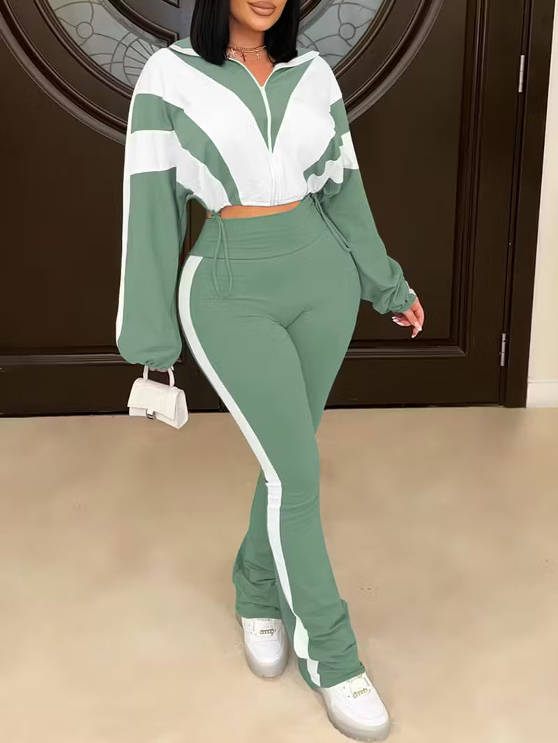 Sage Vibes Two Piece Sweatsuit