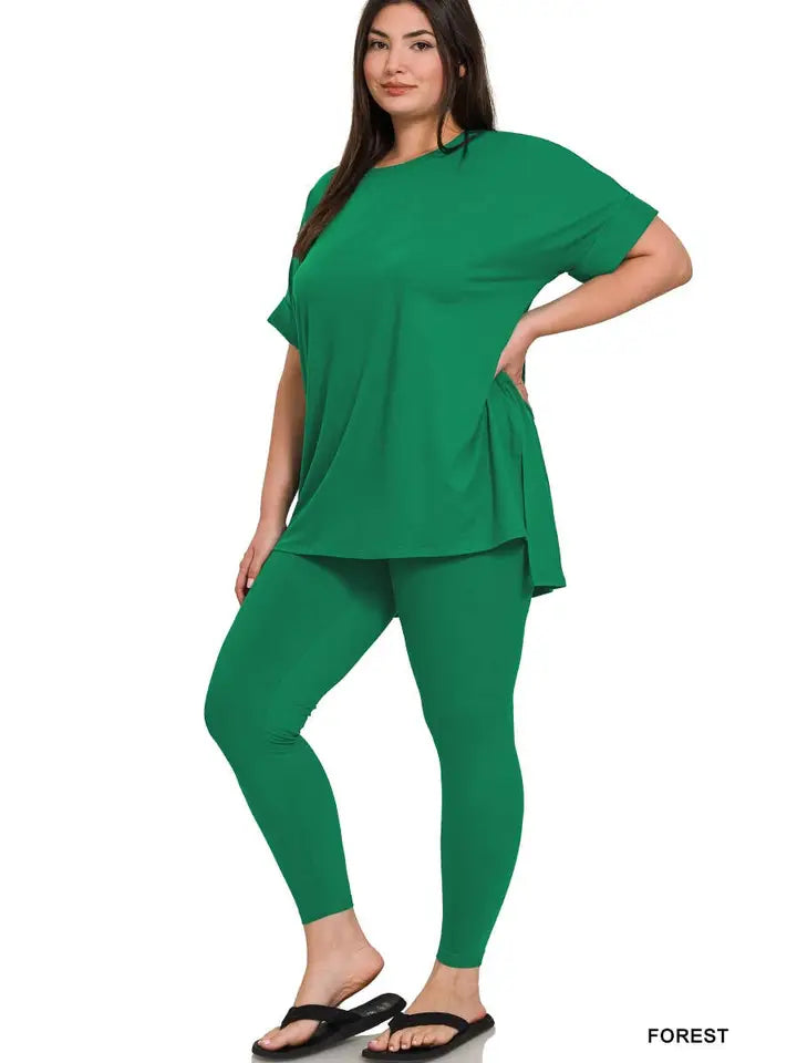 Green Two Piece Lounge Set