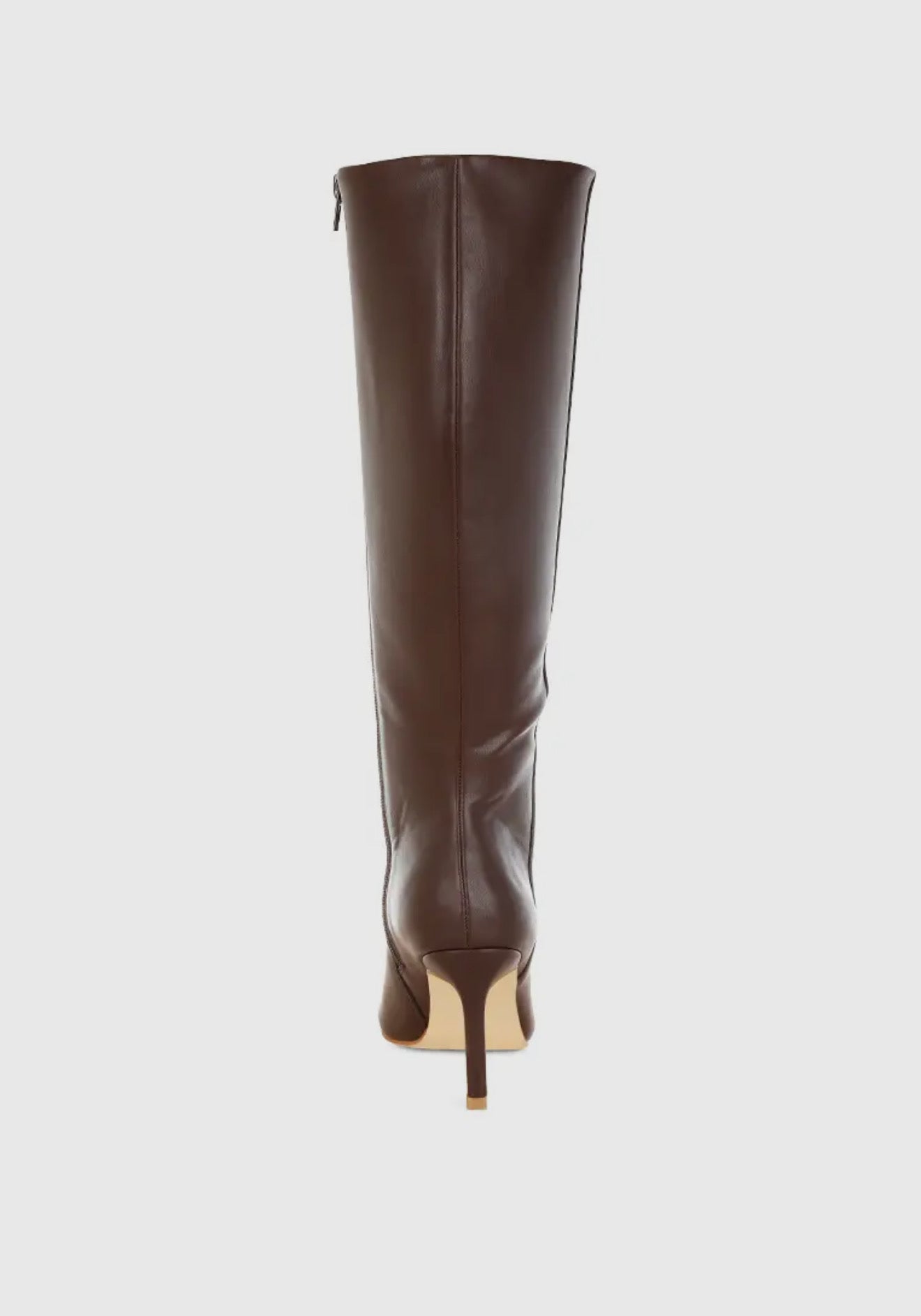 Faux Leather Calf Boot