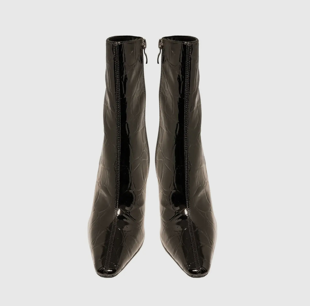 Wild Style Geometric Heel Bootie