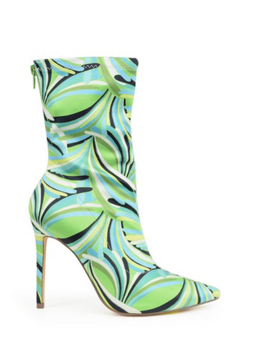 Jungle Maniac Pointed Toe Boots