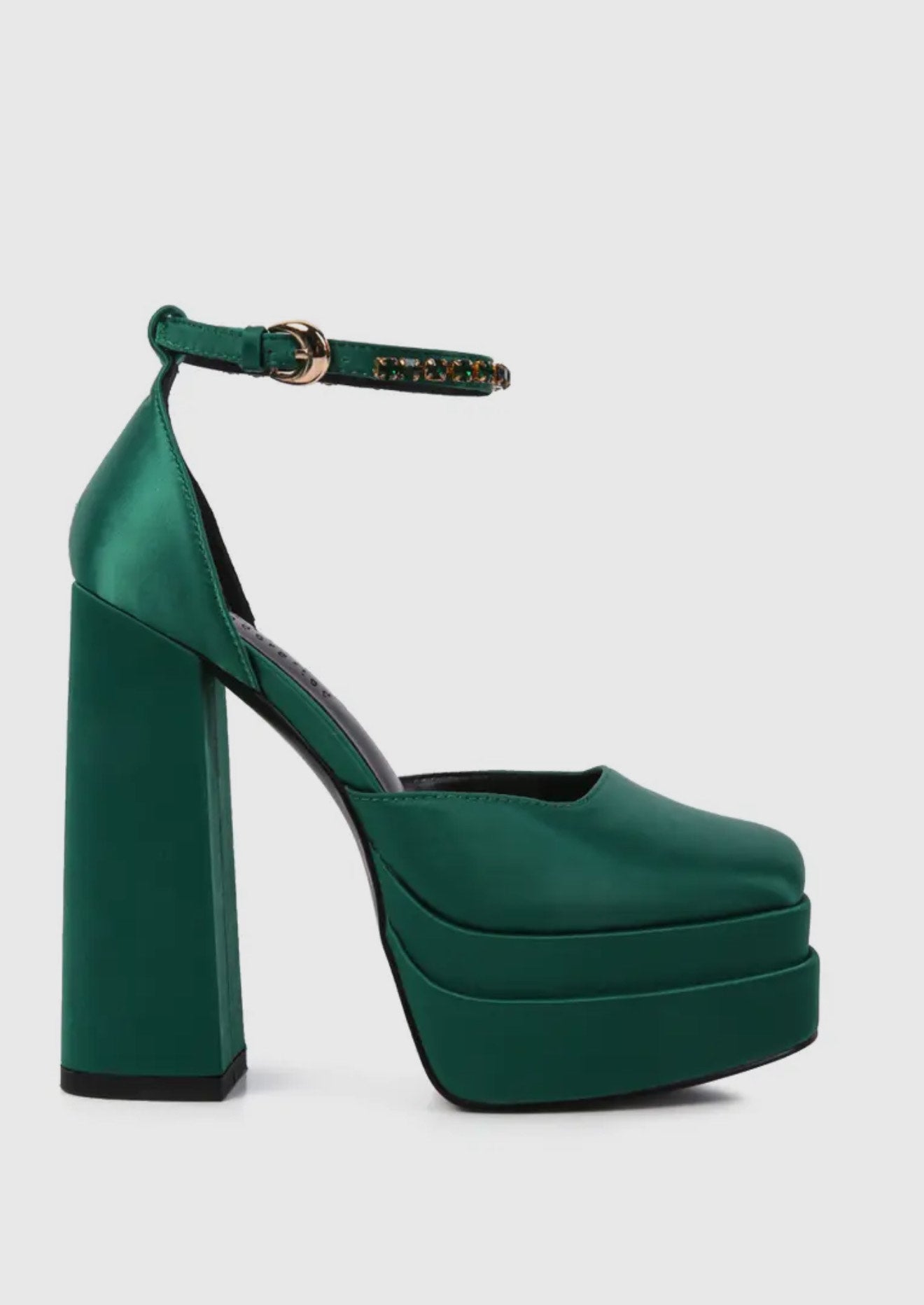 Martini Green Sky High Platform Heels