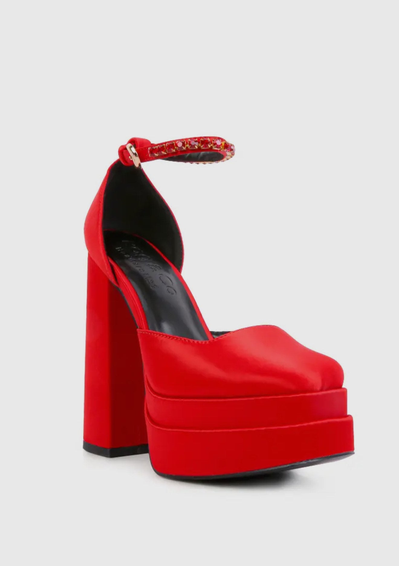 Martini Red Platform Heels