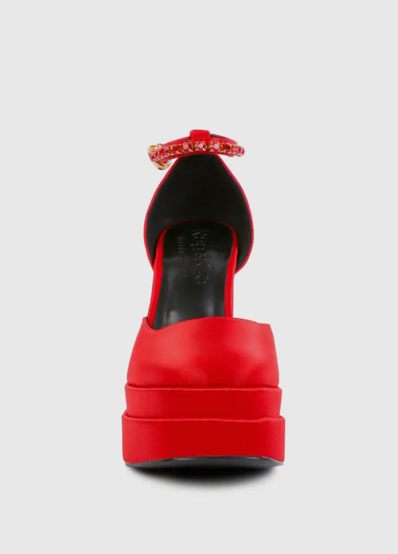 Martini Red Platform Heels