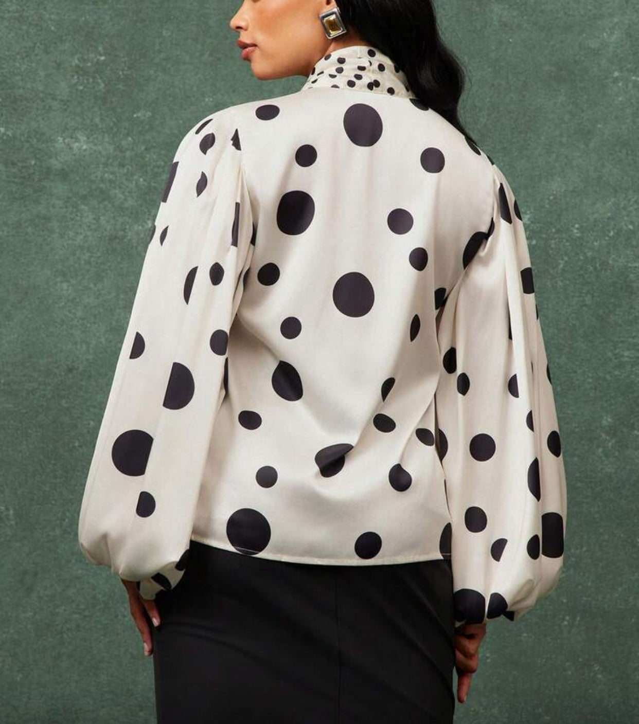 Viva La Vixen Cream Long Sleeved Blouse