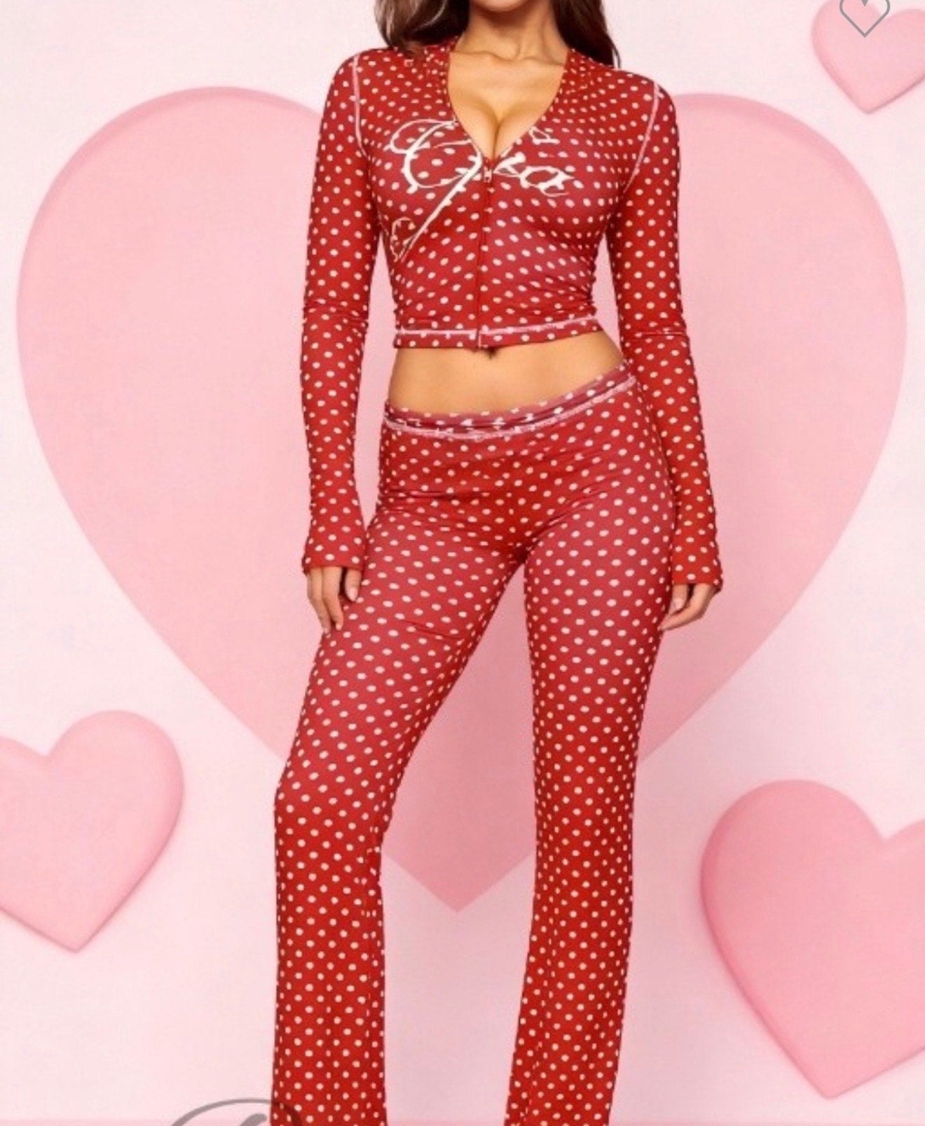 Polka Dot Hottie Gia Sweatsuit