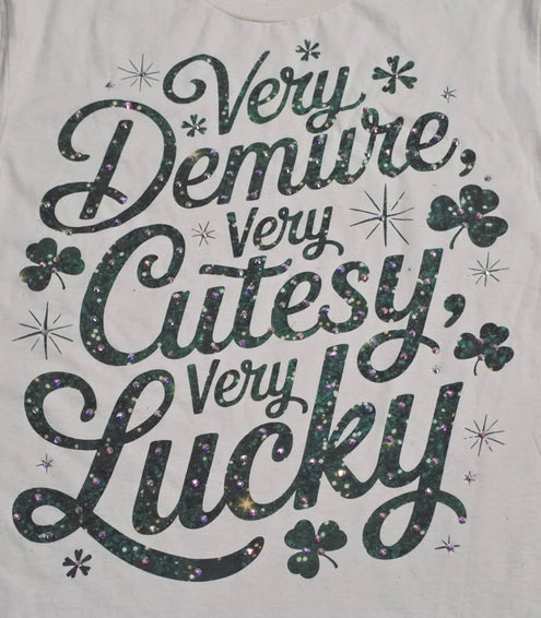 Very Cutesy Short Sleeved T Shirt
