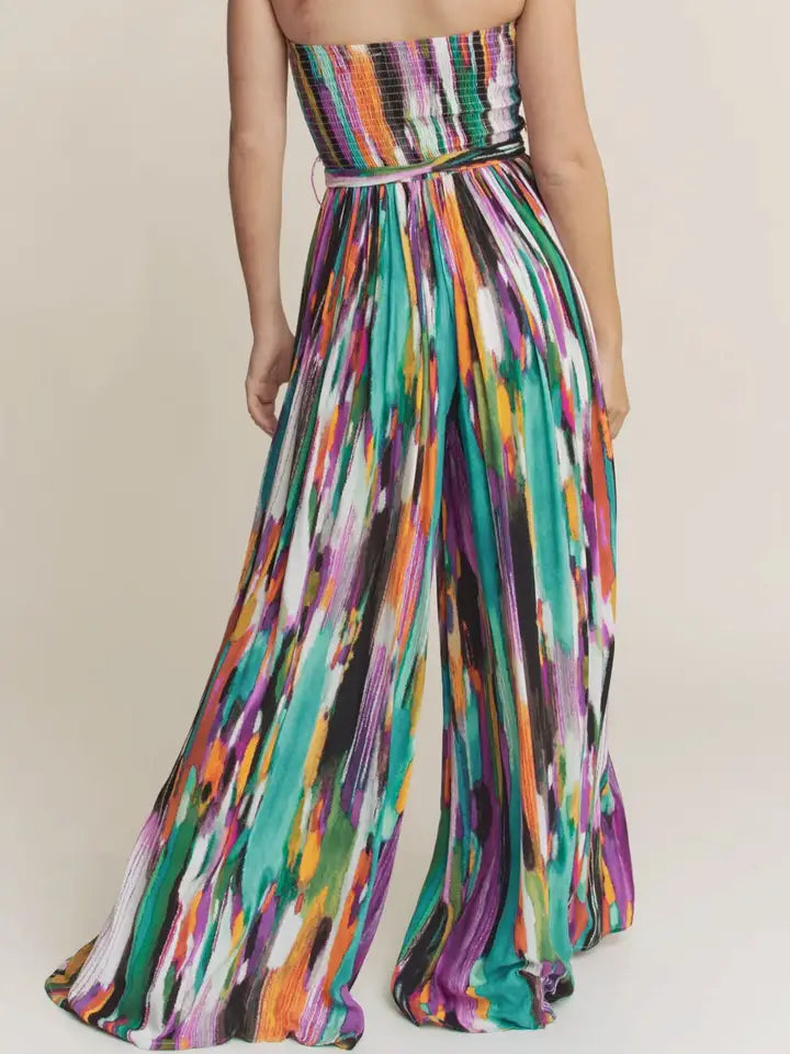 Smoked Tube Jumpsuit